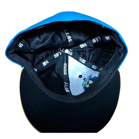 New Era DC Comics Size 7 3/8 Gray Blue Batman Fitted Baseball Cap 59FIFTY - Picture 6 of 7